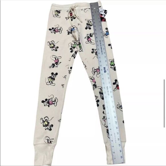 Disney Mickey Mouse Juniors Fleece Jogger Sweatpants Pants World Parks Travel - Picture 12 of 14